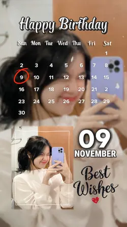 9 NOVEMBER,HBD TO ME