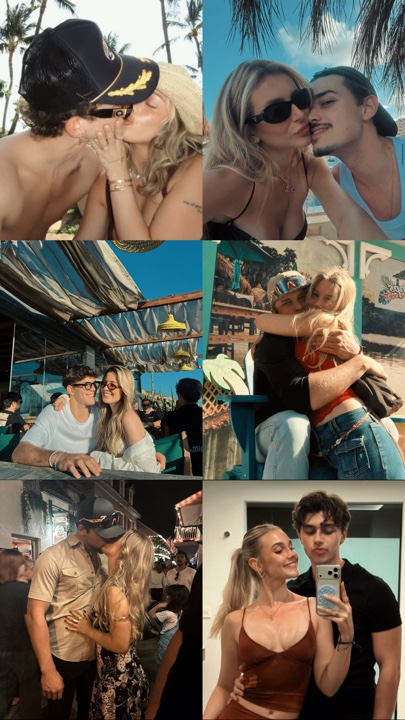 Collage de pareja 