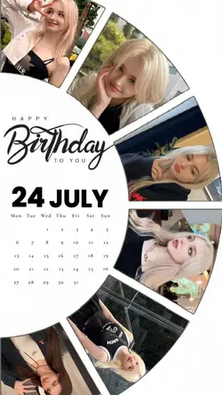 Birthday 24 July