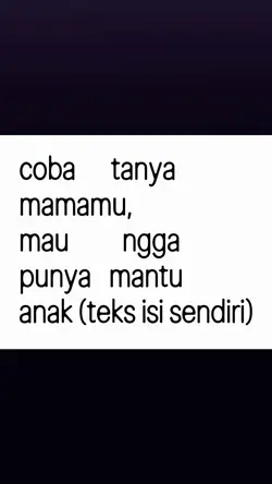 temanku semua pada 