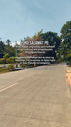 Lord, Salamat po