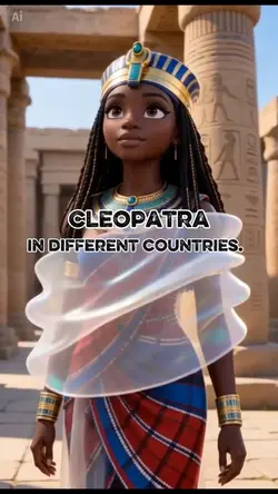 Cleopatra travels.