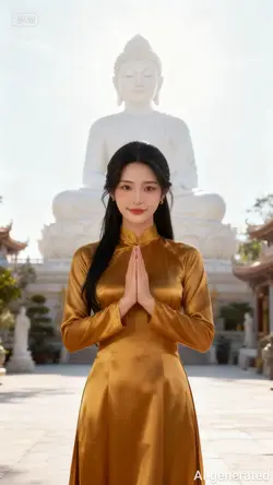 Ghép ảnh đi chùa 