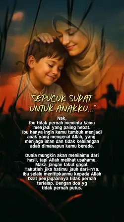 untuk anakku