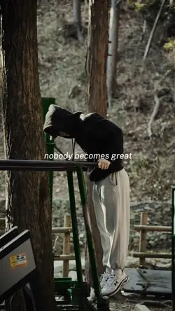 NOBODY BECOMES GREAT