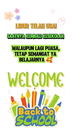 saatnya kesekolah 