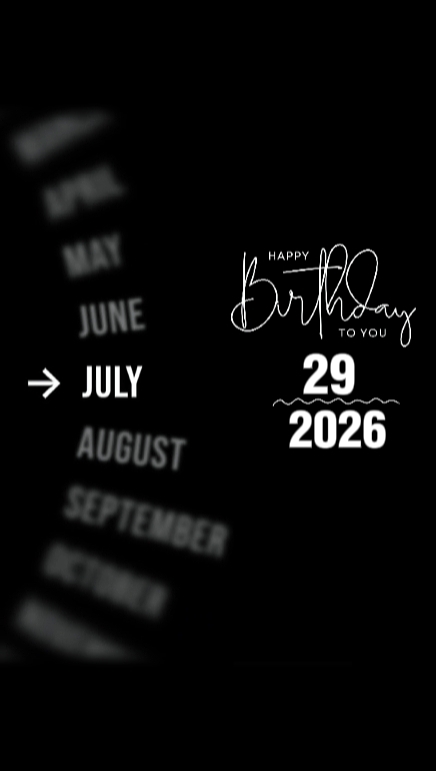 HBD FILHA 29 DE JULHO