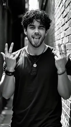 B&W stylish portrait