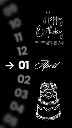 HBD 1 APRIL 2026