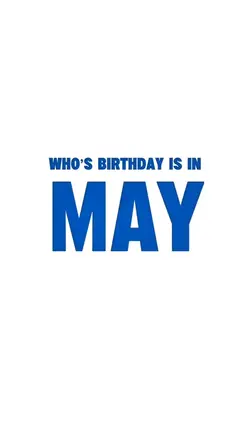 MAY BIRTHDAY ๐๐พ