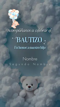 Invitación Bautizo 