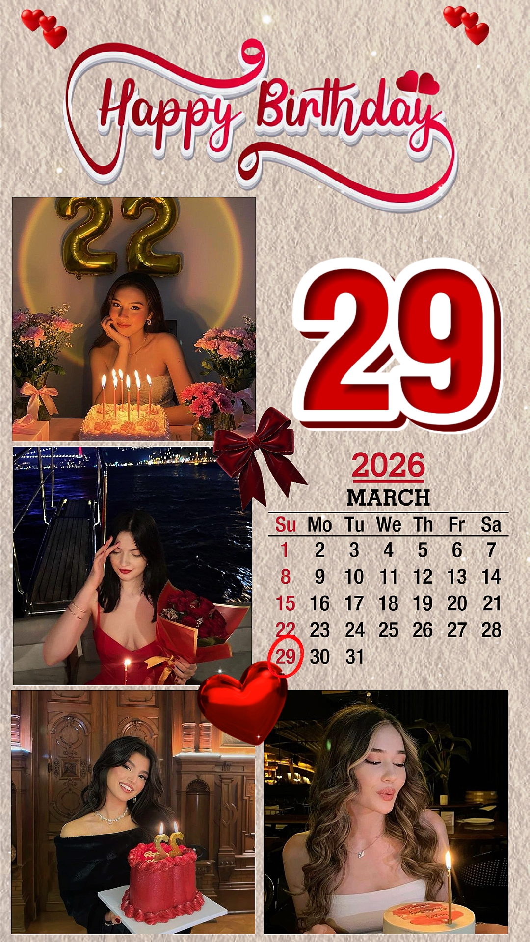 Ulang tahun 29 Maret 