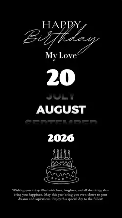 HBD 20 AUGUST