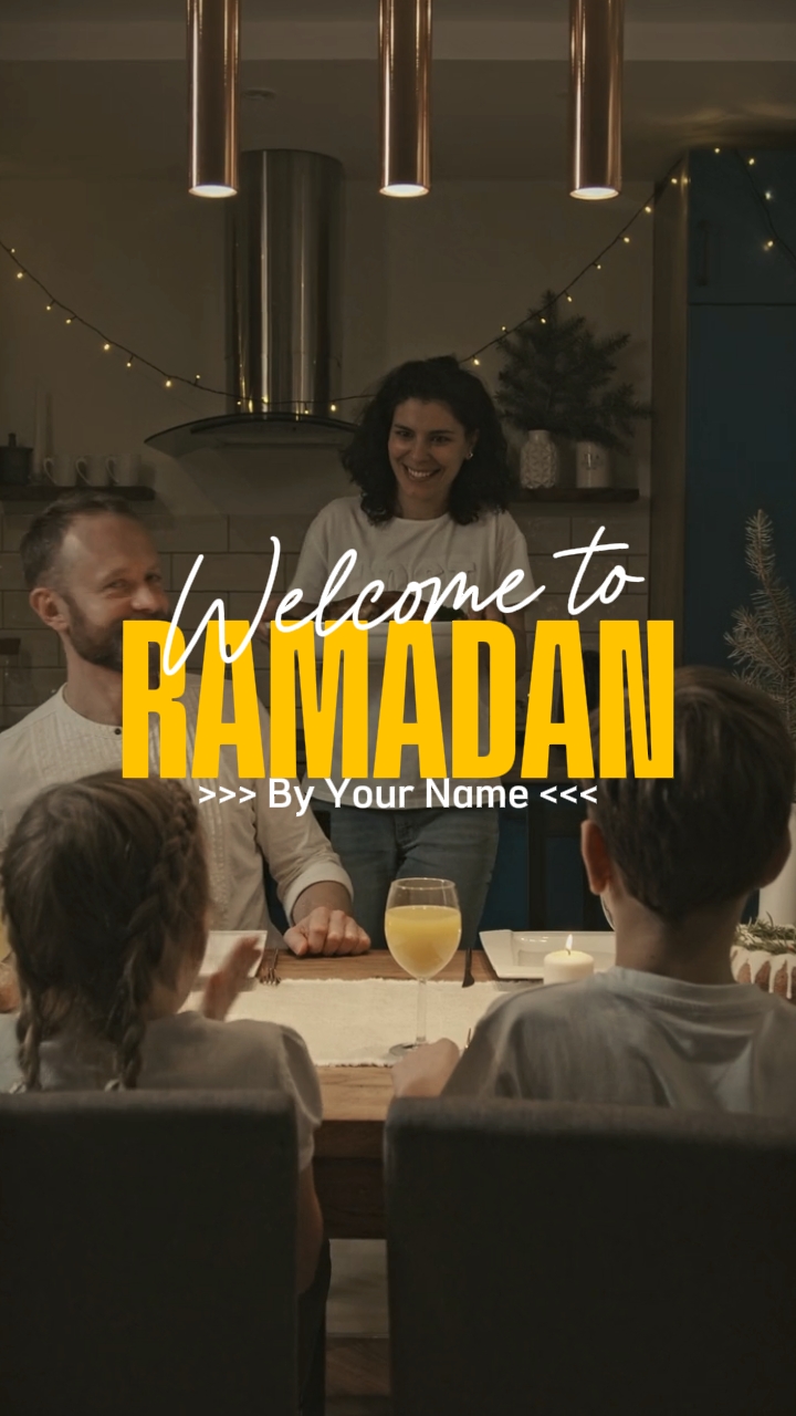 Ramazan 'a hoş geldiniz 