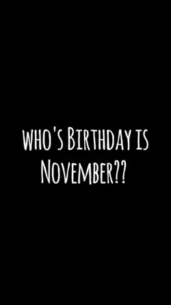 November Birthday 