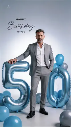 Man’s birthday 50