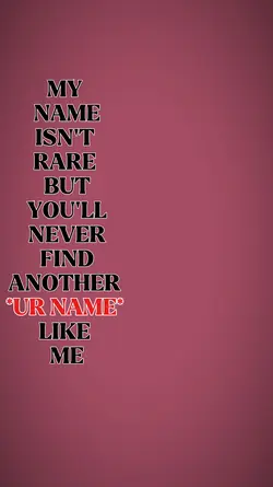 my name isn't rare