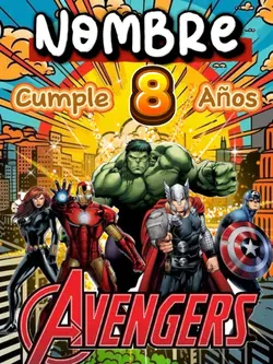 Invitación Avengers