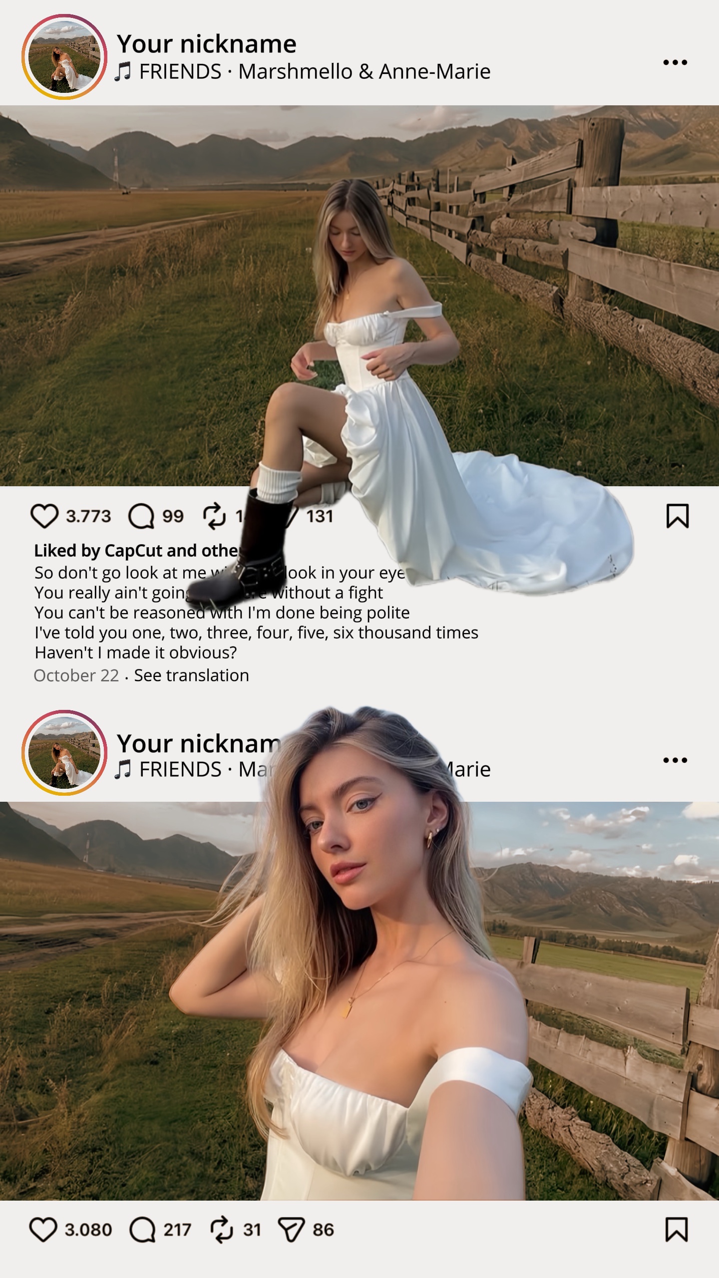 Instagram 3D post