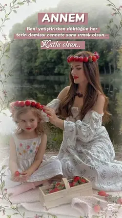 Anneler günü şablonu