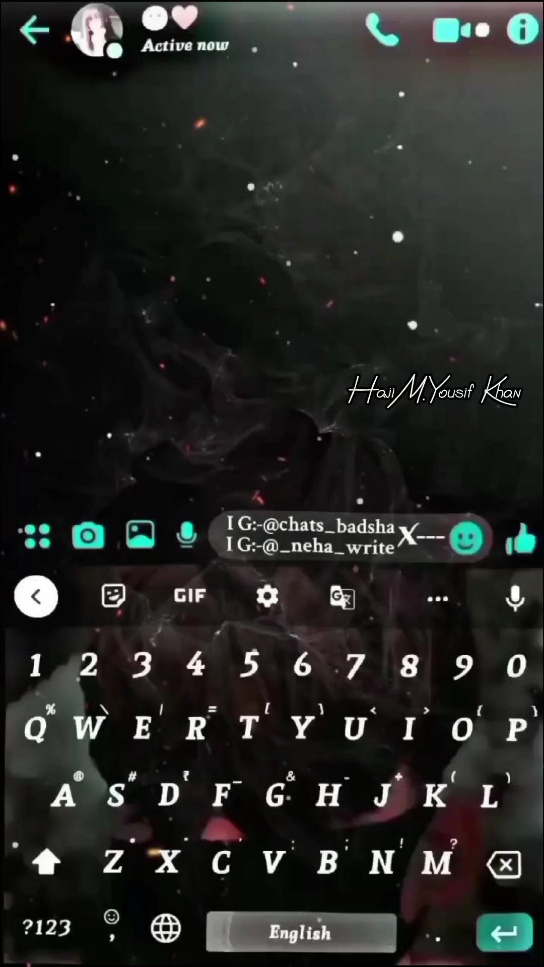 I Love You chatting 