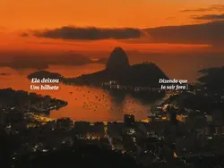 Ela deixou um bilhet