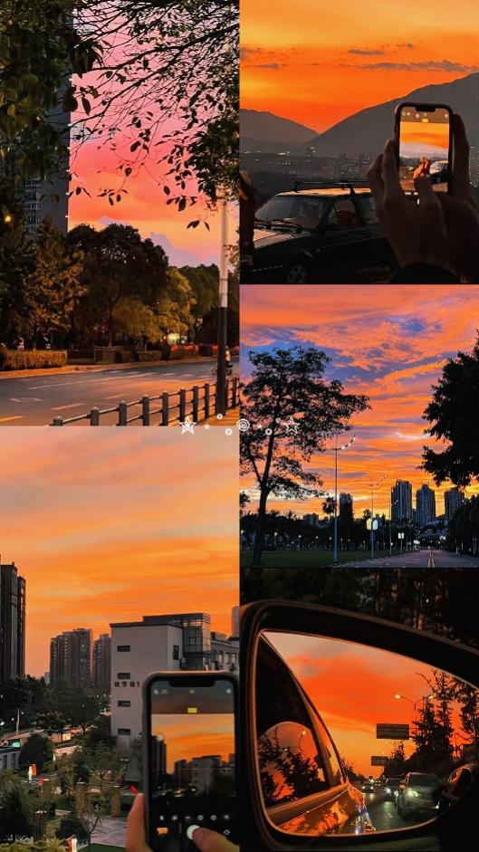 5 fotos al atardecer 