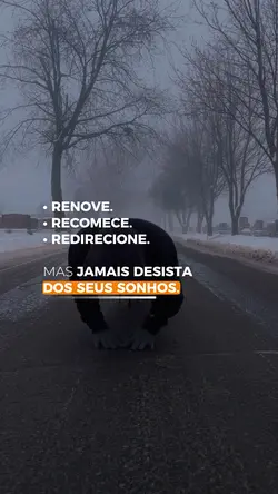 Não desista 💪