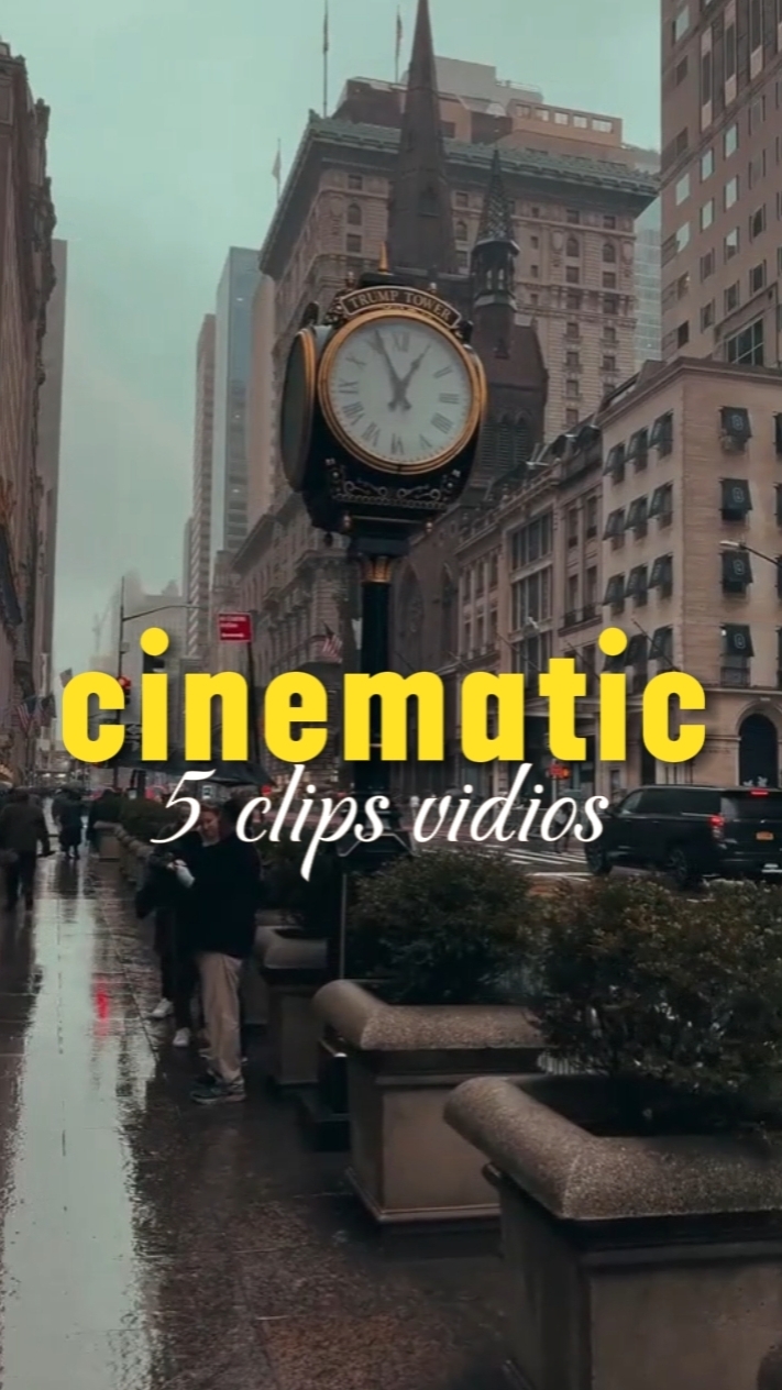 5 clips cinematic 