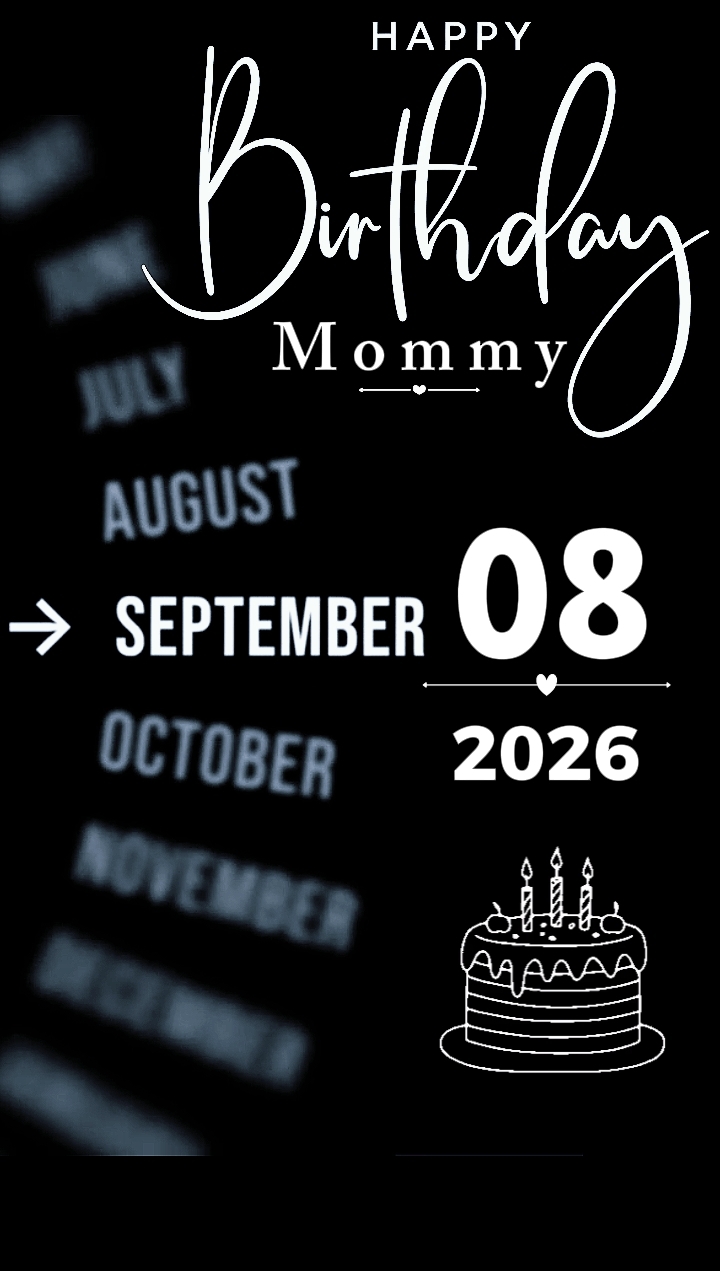 Birthday mom 08 sept