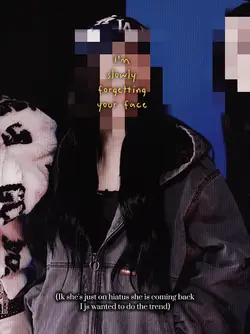 Forgetting her face?