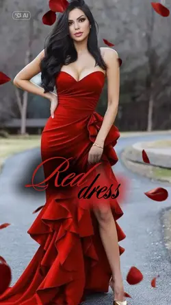 Red dress 