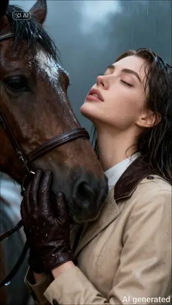 Rain x horses