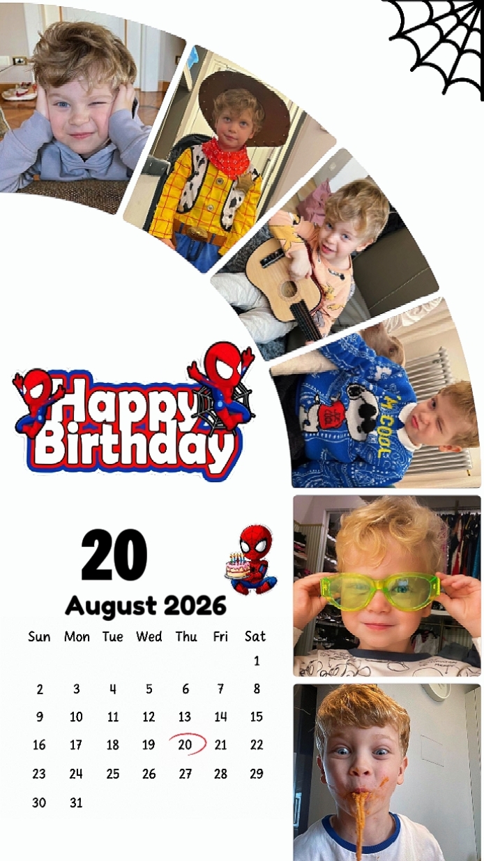 HBD SON 20 AUGUST 