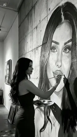 B&W Painting