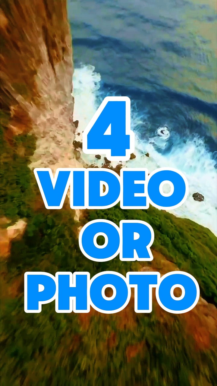 4 video atau foto 