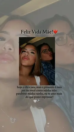 Feliz vida mãe