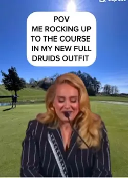 Golf druids outfit