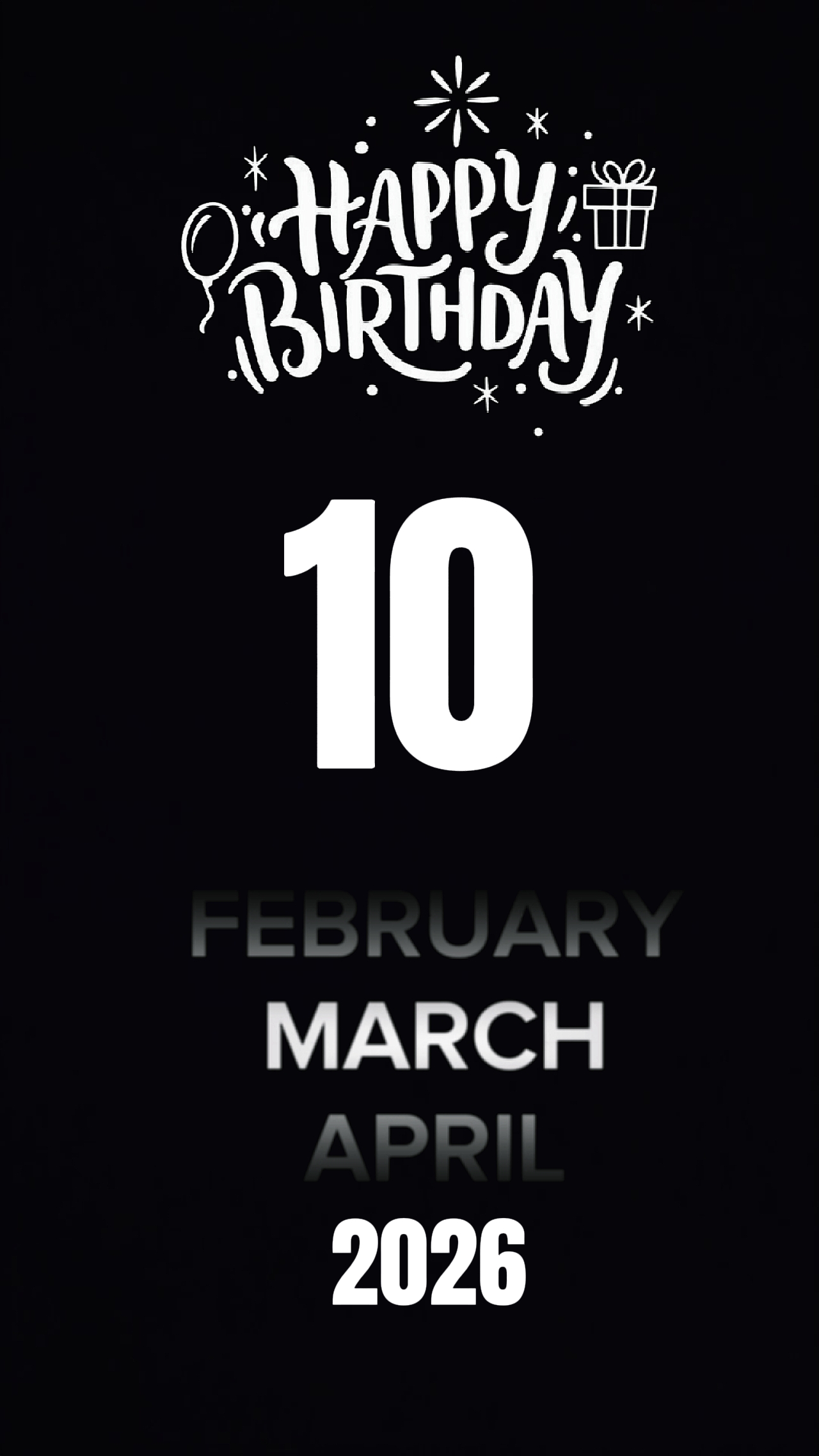 Feliz cumpleaños, 10 de marzo de 2026
