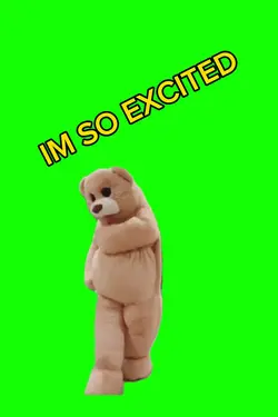 I’m so excited 