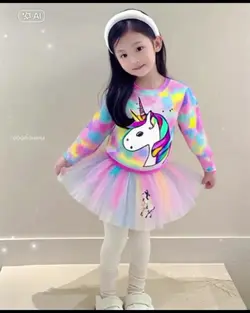 roupa de unicórnio