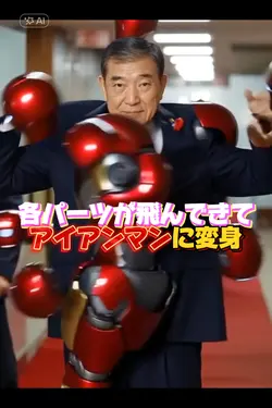 アイアンマンに変身かっこいい