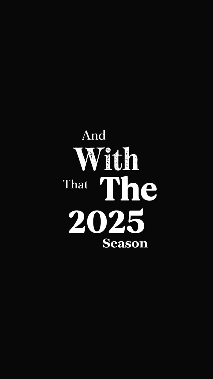 Fim da temporada 2025