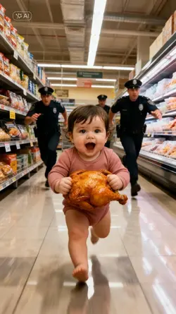 Chicken thief baby