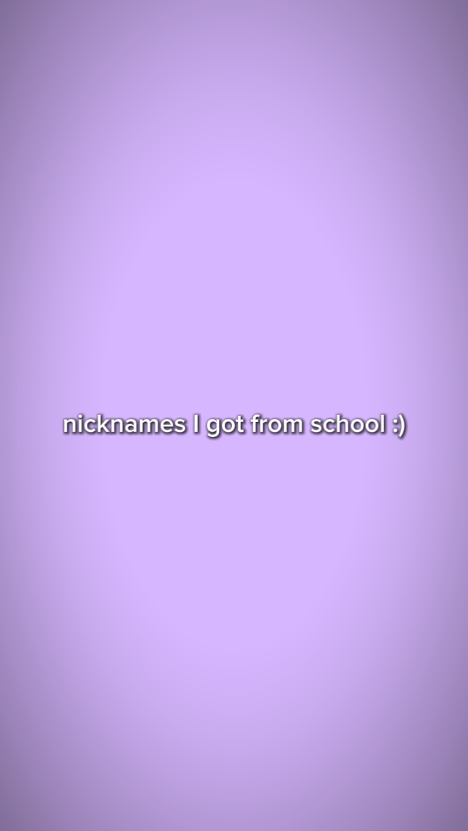 nicknames
