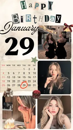 BIRTHDAY 29 JANUARY