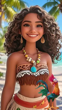 Sua versão Moana 