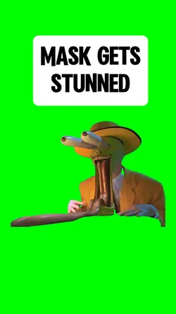 MASK GETS STUNNED