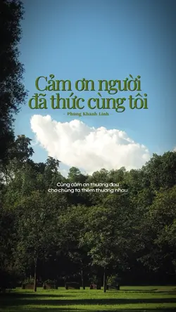 Cảm Ơn Người Đã Thức