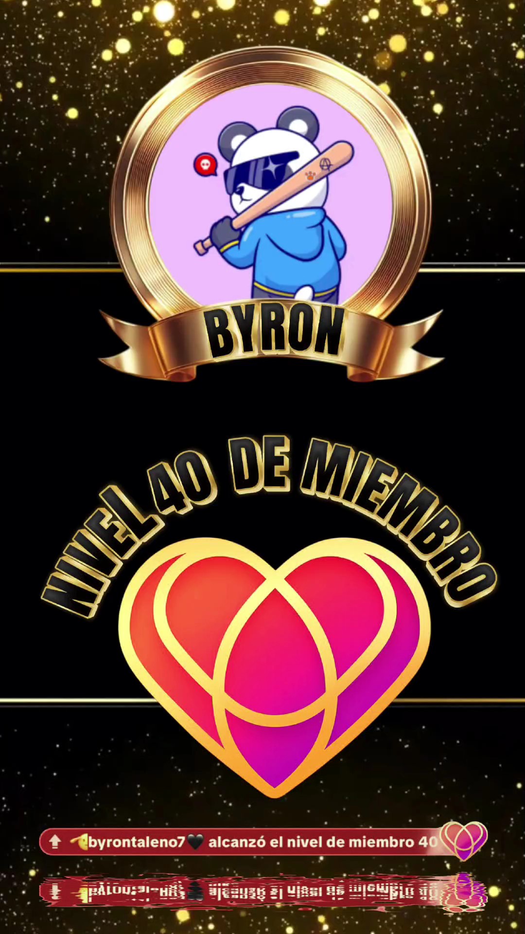 NIVEL 40 DE MIEMBRO 